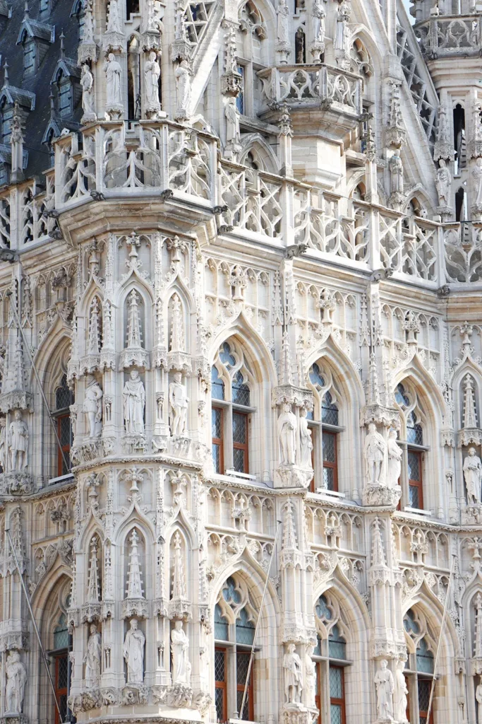 Details van Leuvens Stadhuis
